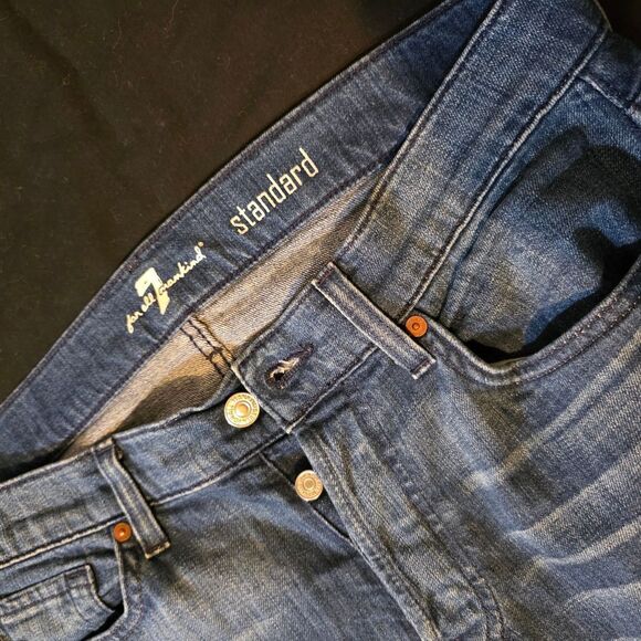 7 For All Mankind Men's Denim Jeans 33/33 - Picture 3 of 8